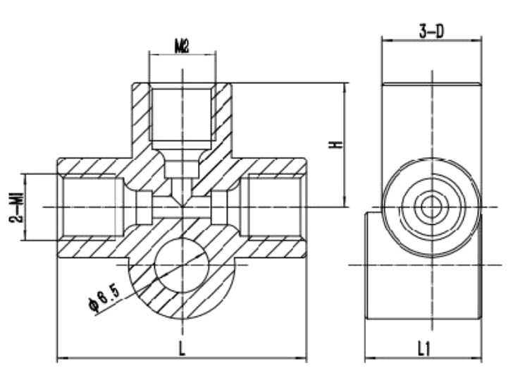 TGA T-Shaped Distributor