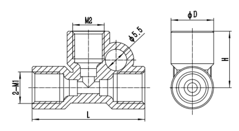 TGC T-Shaped Distributor