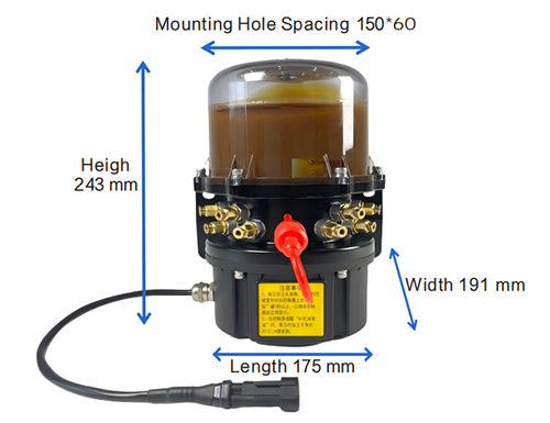 HB-QC13 Multi-line Lubrication Piston Pump